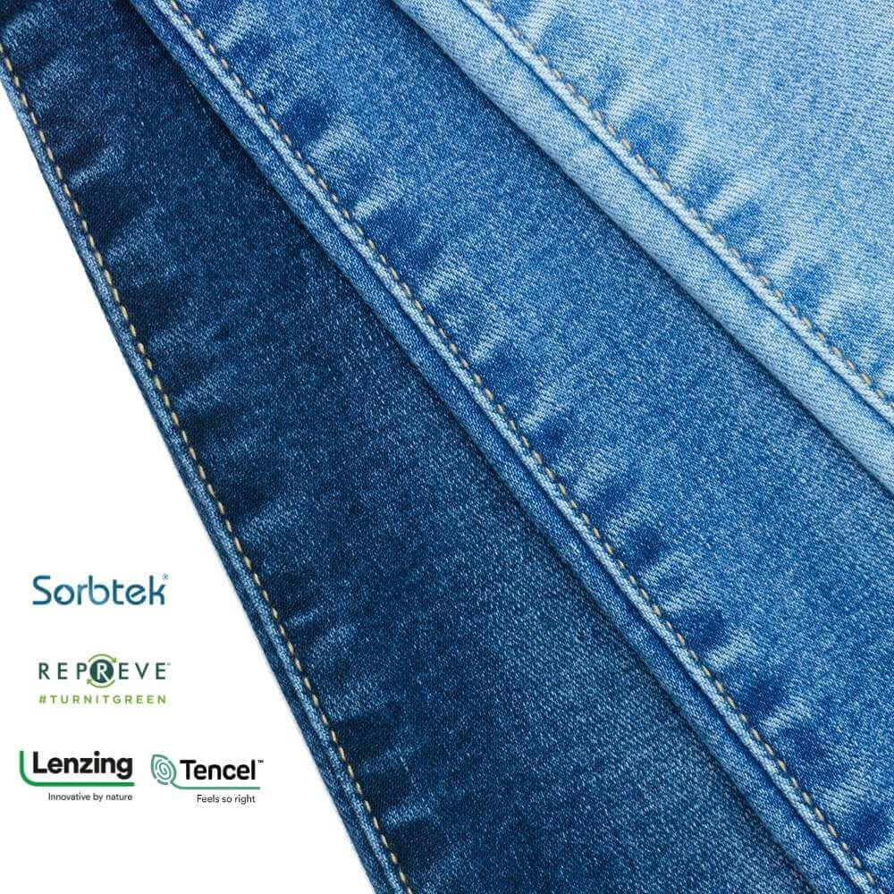ZZ1183 Sustainable Repreve Sorbtek and Lyocell Material Denim Fabric with US Cotton-1